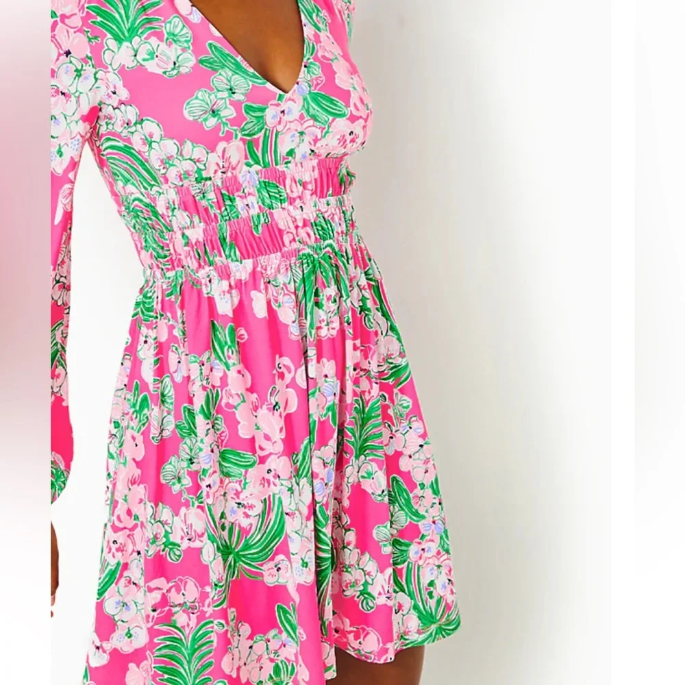🆕 LILLY PULITZER CALLA LONG SLEEVE DRESS - Picture 2 of 6